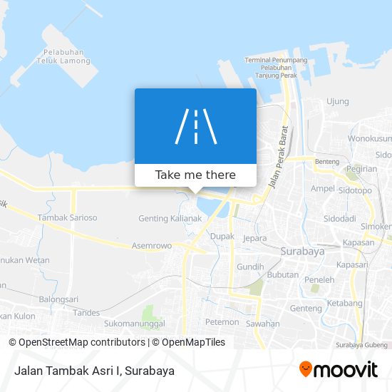 Jalan Tambak Asri I map