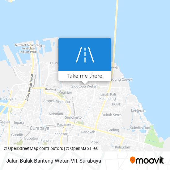 Jalan Bulak Banteng Wetan VII map