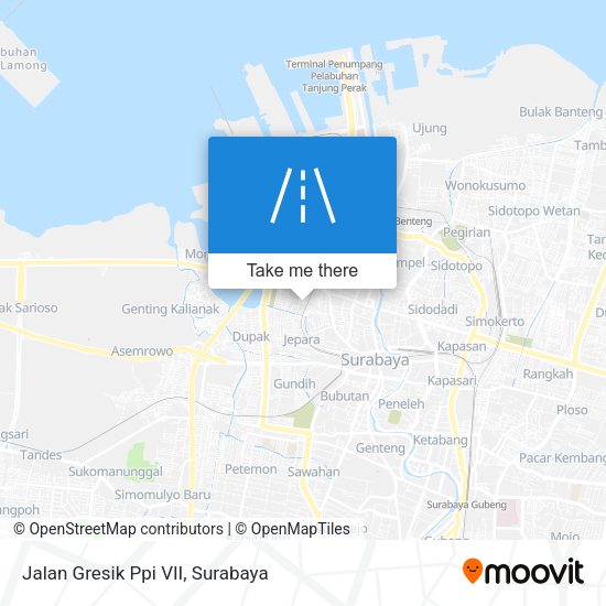 Jalan Gresik Ppi VII map
