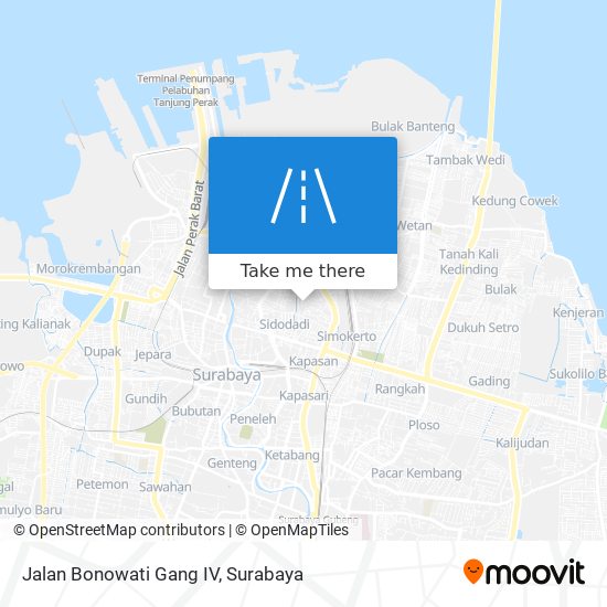 Jalan Bonowati Gang IV map