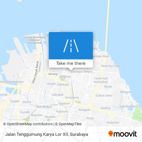 Jalan Tenggumung Karya Lor XII map