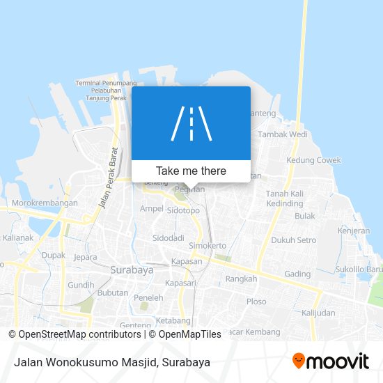 Jalan Wonokusumo Masjid map