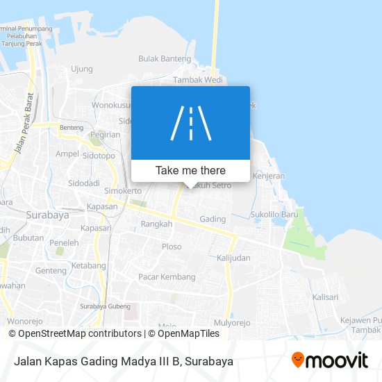 Jalan Kapas Gading Madya III B map