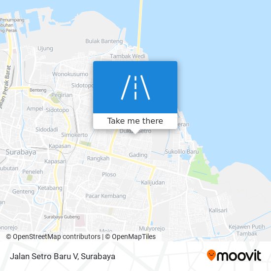 Jalan Setro Baru V map