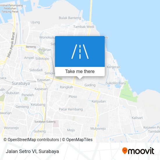 Jalan Setro VI map