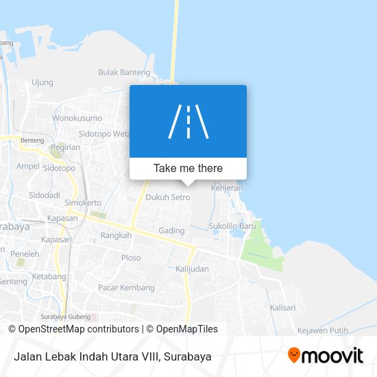 Jalan Lebak Indah Utara VIII map