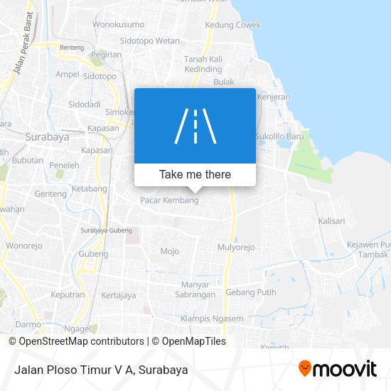 Jalan Ploso Timur V A map