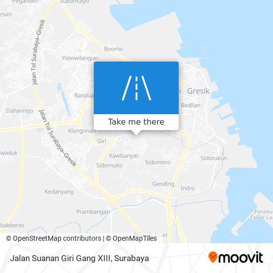 Jalan Suanan Giri Gang XIII map