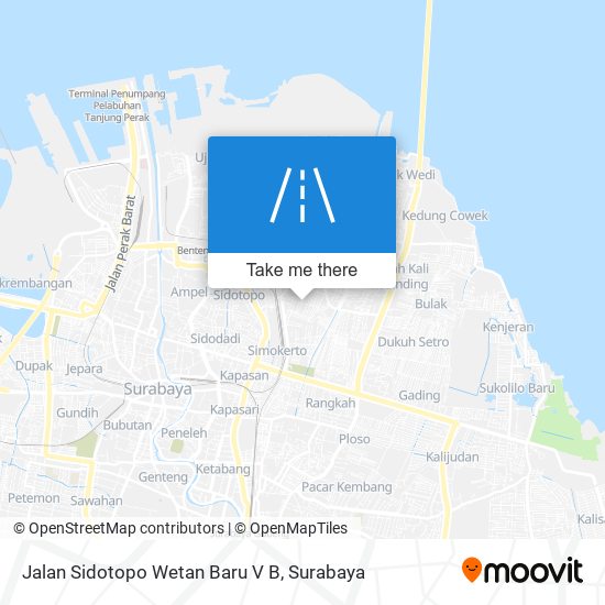 Jalan Sidotopo Wetan Baru V B map