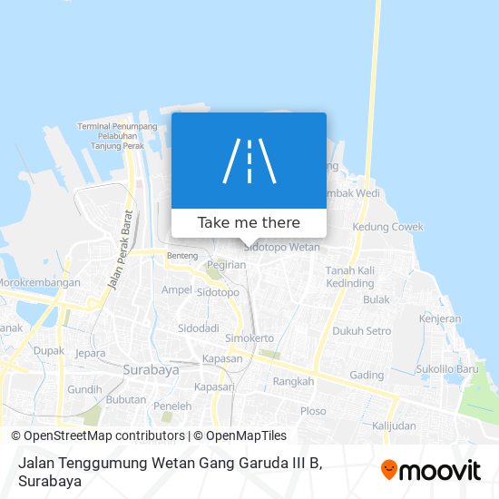 Jalan Tenggumung Wetan Gang Garuda III B map