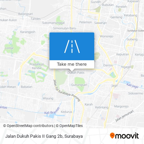 Jalan Dukuh Pakis II Gang 2b map