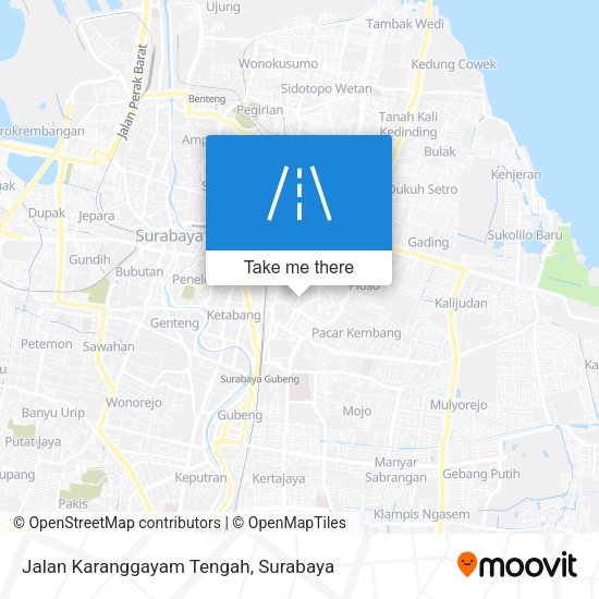 Jalan Karanggayam Tengah map