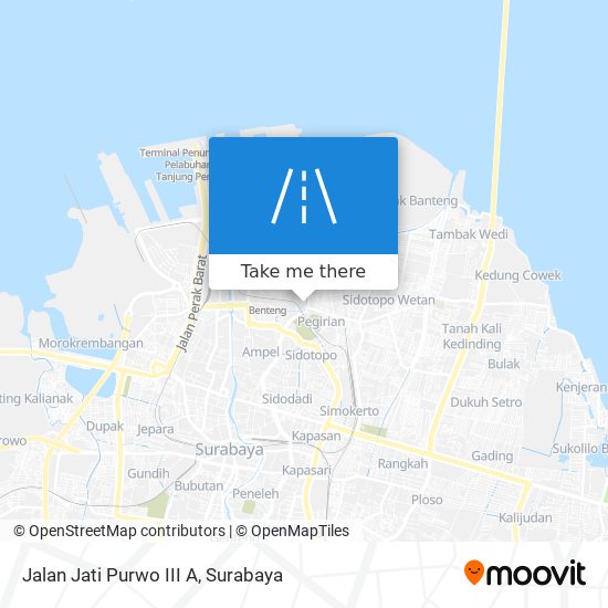 Jalan Jati Purwo III A map