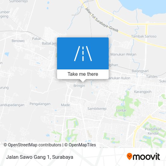 Jalan Sawo Gang 1 map