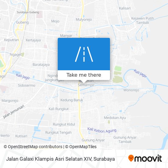 Jalan Galaxi Klampis Asri Selatan XIV map