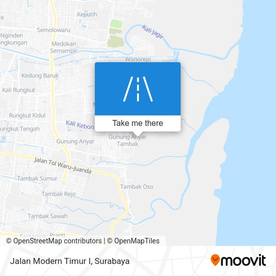 Jalan Modern Timur I map