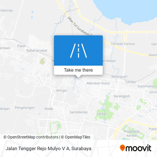 Jalan Tengger Rejo Mulyo V A map