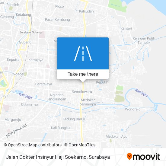 Jalan Dokter Insinyur Haji Soekarno map