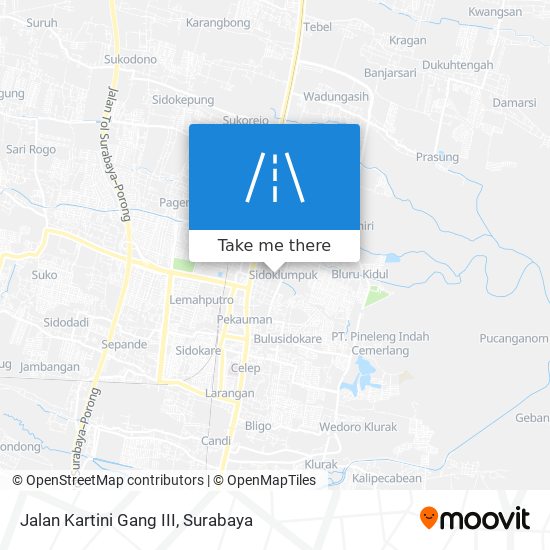Jalan Kartini Gang III map