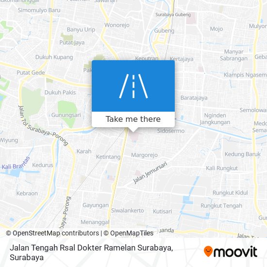 Jalan Tengah Rsal Dokter Ramelan Surabaya map
