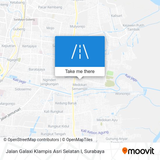 Jalan Galaxi Klampis Asri Selatan I map