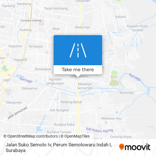 Jalan Suko Semolo Iv, Perum Semolowaru Indah I map