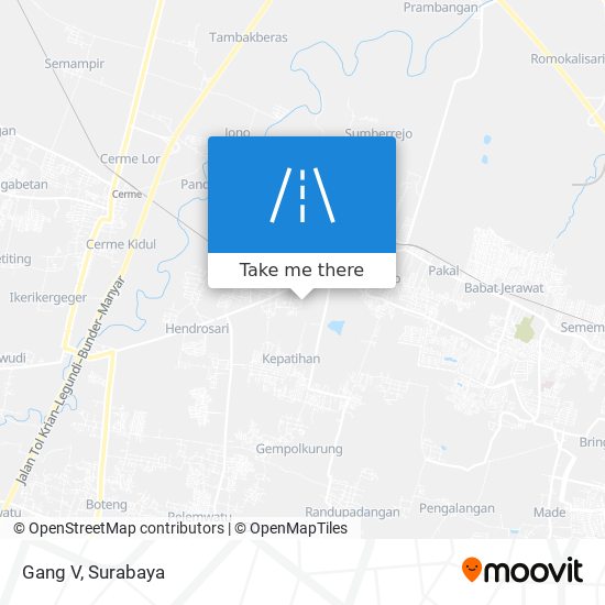 Gang V map