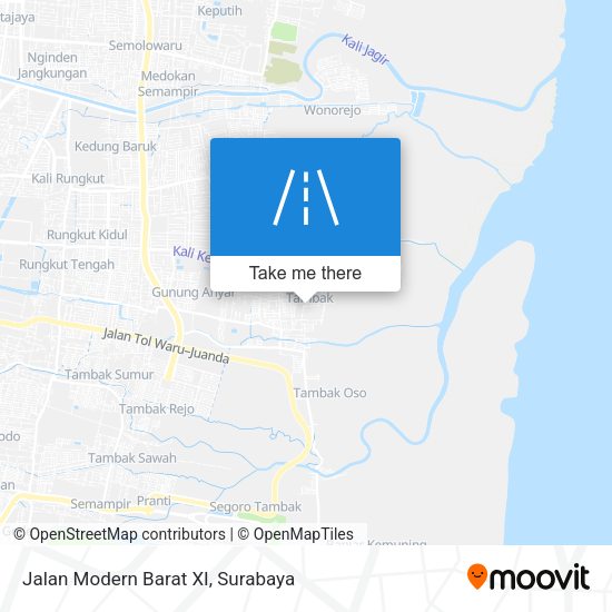 Jalan Modern Barat XI map