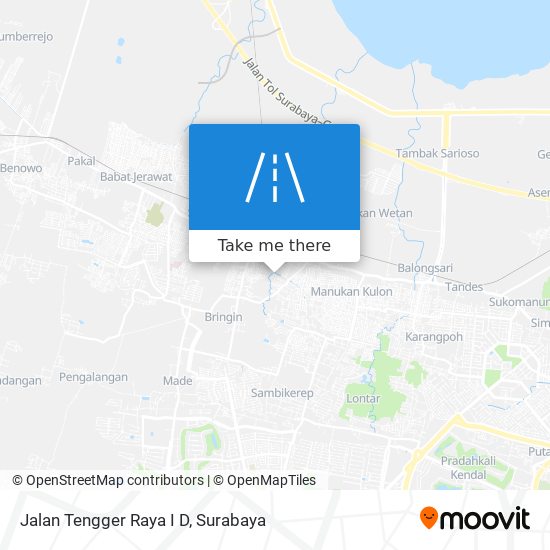 Jalan Tengger Raya I D map