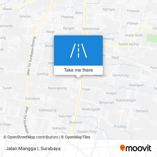 Jalan Mangga I map