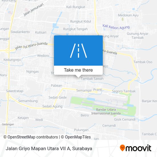 Jalan Griyo Mapan Utara VII A map