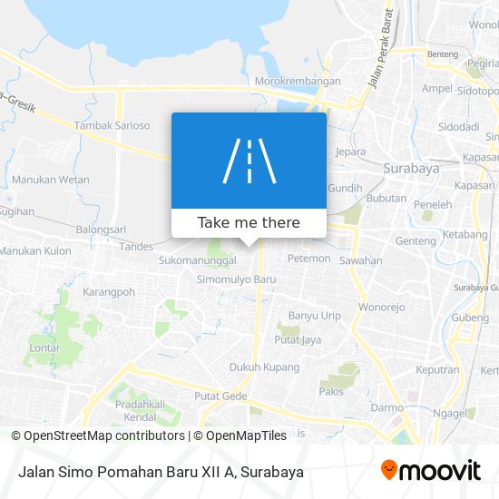 Jalan Simo Pomahan Baru XII A map