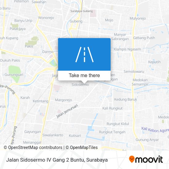 Jalan Sidosermo IV Gang 2 Buntu map