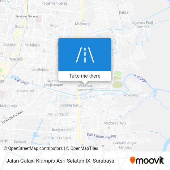 Jalan Galaxi Klampis Asri Selatan IX map