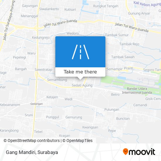 Gang Mandiri map