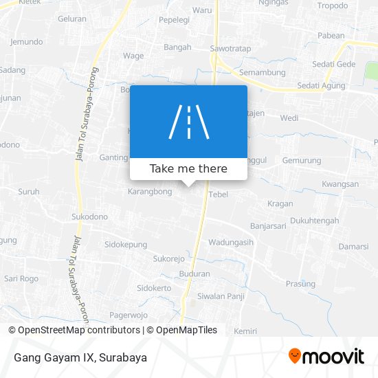 Gang Gayam IX map