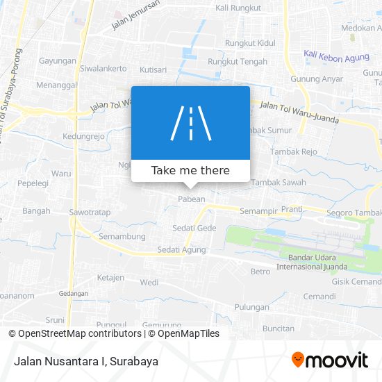 Jalan Nusantara I map