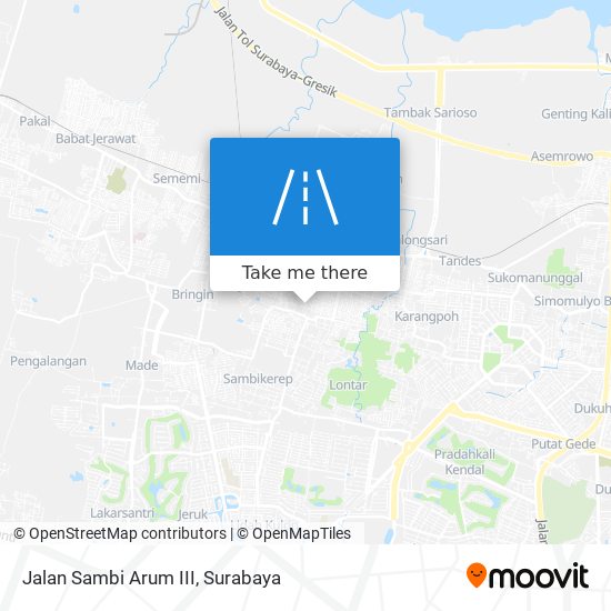Jalan Sambi Arum III map
