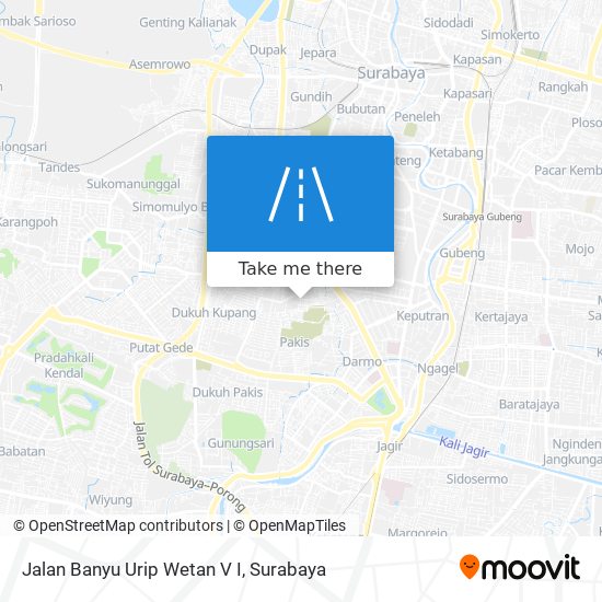 Jalan Banyu Urip Wetan V I map