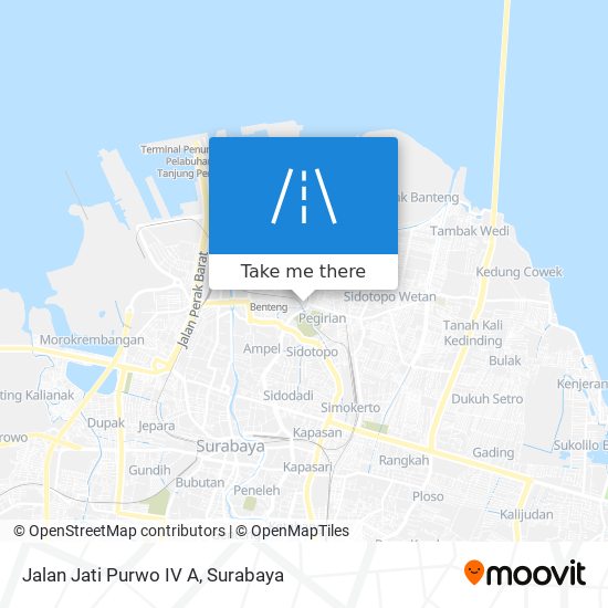 Jalan Jati Purwo IV A map