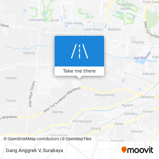 Gang Anggrek V map
