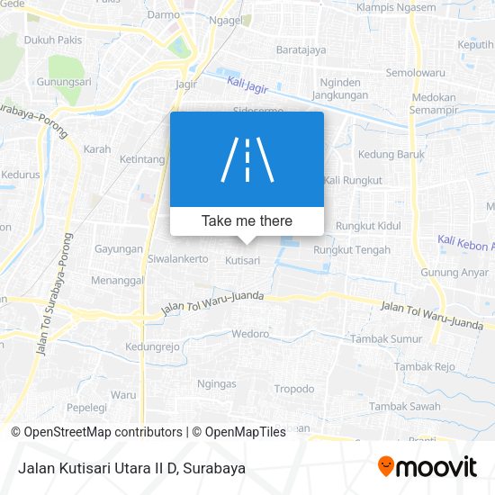Jalan Kutisari Utara II D map