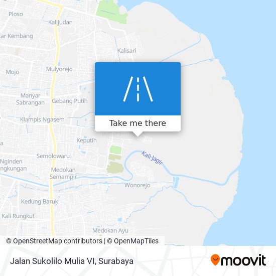 Jalan Sukolilo Mulia VI map