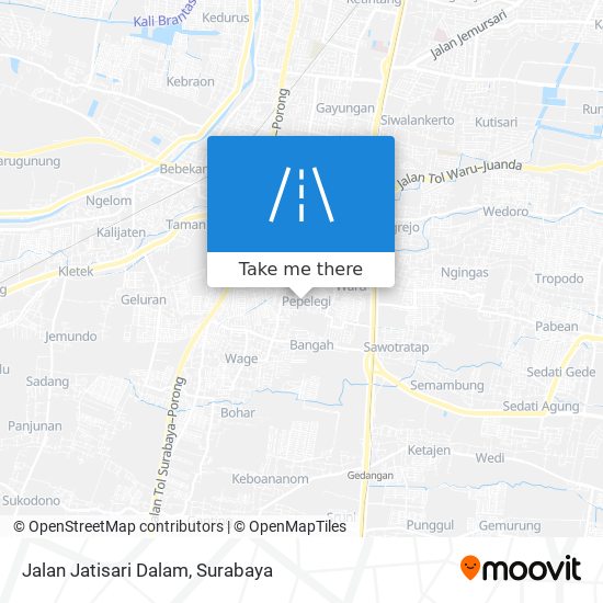 Jalan Jatisari Dalam map