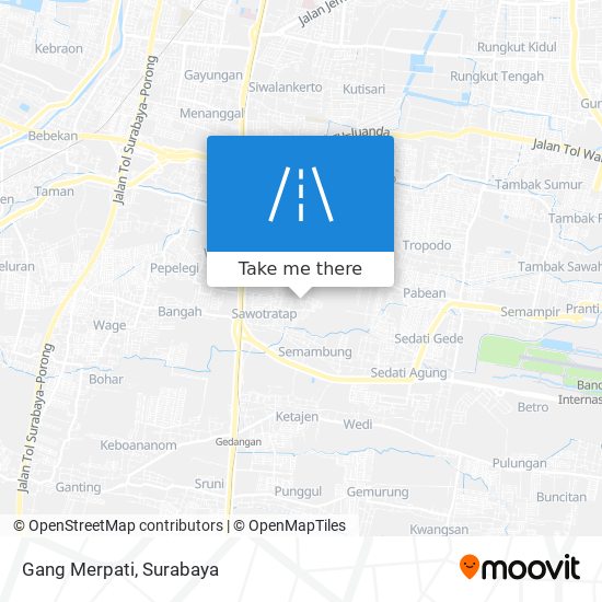 Gang Merpati map