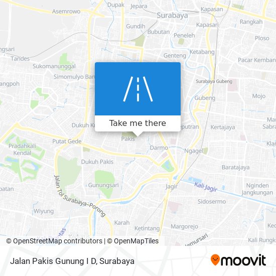 Jalan Pakis Gunung I D map