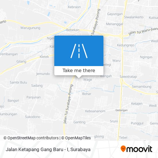 Jalan Ketapang Gang Baru - I map