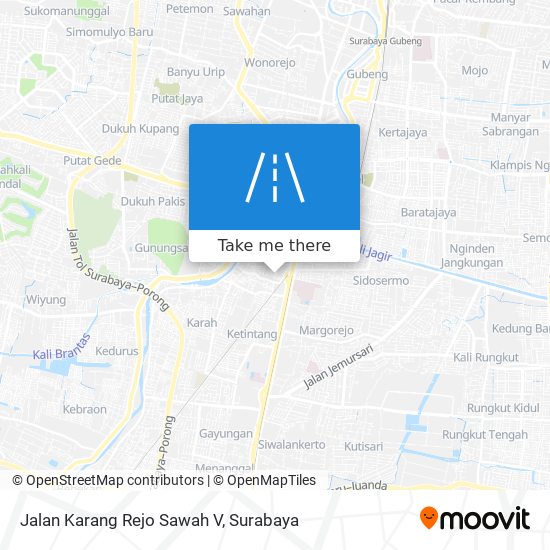 Jalan Karang Rejo Sawah V map