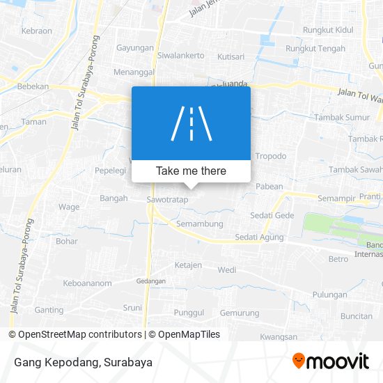 Gang Kepodang map