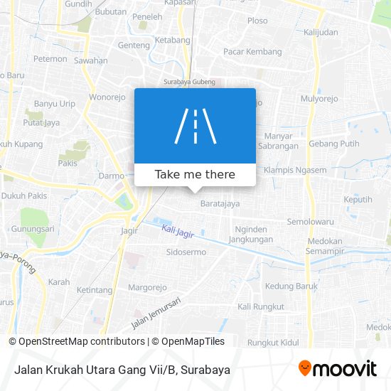 Jalan Krukah Utara Gang Vii/B map